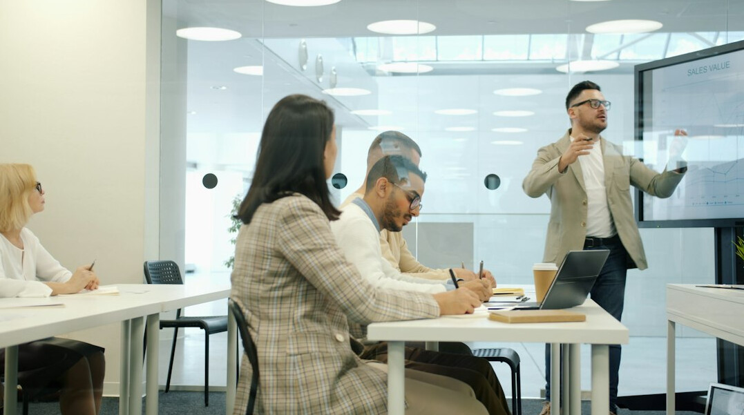 office professionals in training