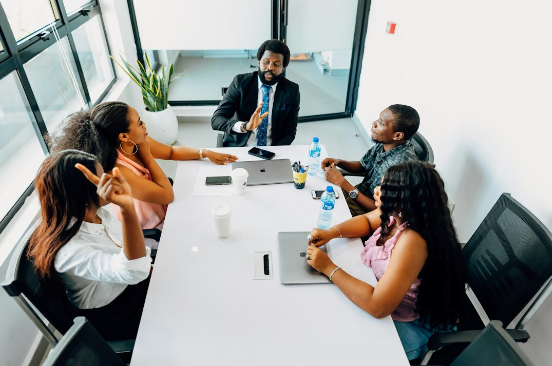 business team planning session